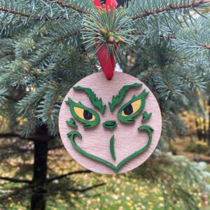 The Mean Green One Ornaments